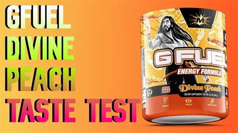 Divine Peach Gfuel Taste Test Youtube