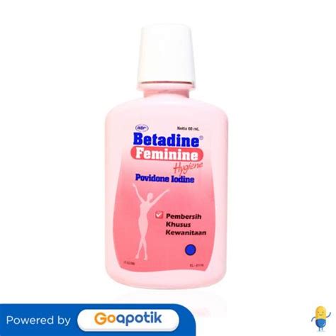 Jual Betadine Feminine Hygiene Larutan 60 Ml Shopee Indonesia