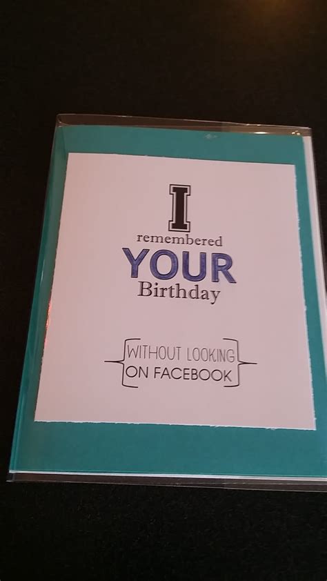 Facebook Birthday Card