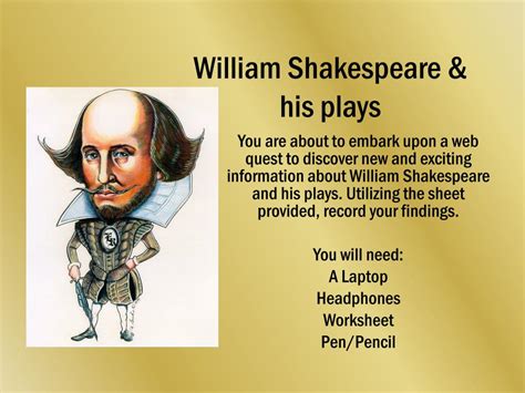 Ppt William Shakespeare And His Plays Powerpoint Presentation Free