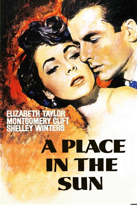 A Place In The Sun Movie Poster Elizabeth Taylor Montgomery Clift