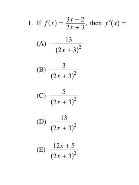 Solved Answer With Explanation If Fx 3x 22x 3 Then