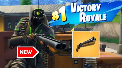 New Legendary Double Barrel Shotgun Gameplay In Fortnite Battle Royal