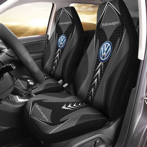 Volkswagen Pvt Ht Car Seat Cover Set Of Ver Black Brastrend