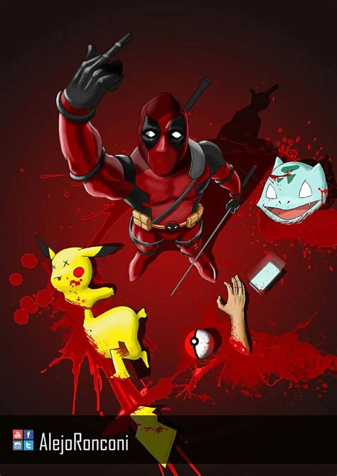 Deadpool vs pikachu | Deadpool, Mario characters, Pikachu