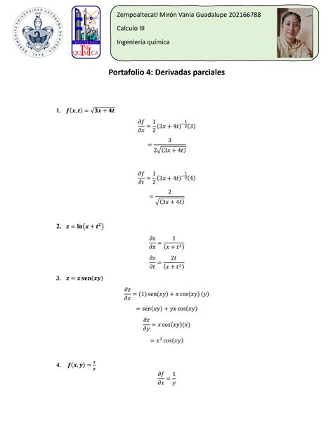 Solution Ejercicios Resueltos De Derivadas Paciales Studypool