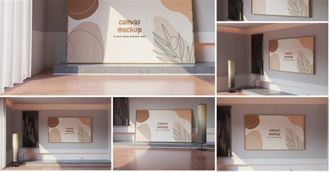 Canvas Frame Mockup, Graphic Templates - Envato Elements