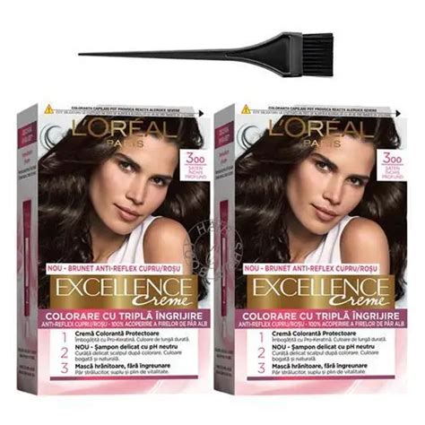 L ORÉAL EXCELLENCE INTENSE Marron Foncé 300 Cheveux Couleur Naturel