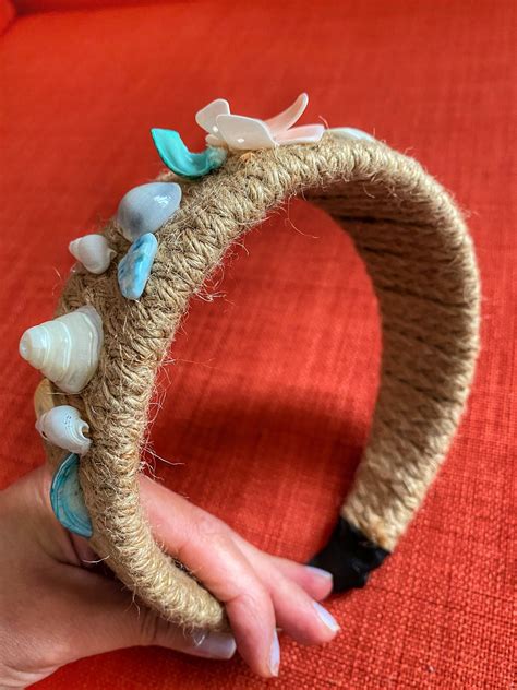 Woven Sea Shell Headband Clarite Unique Design Limited Serie Etsy