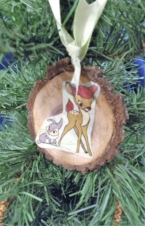 Bambi Wood Cookie Christmas Ornament Disney Etsy