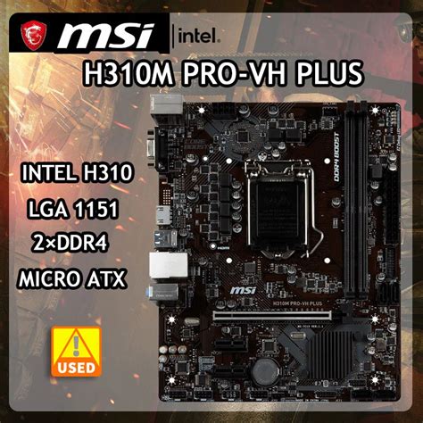 Placa Base 1151 MSI H310M PRO VH PLUS LGA 1151Intel H310 DDR4 32GB VGA