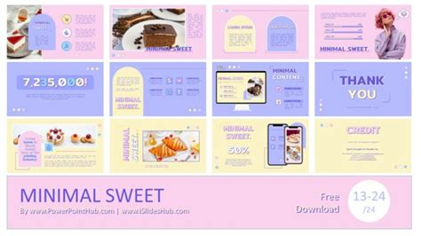 Download Free Sweet Food Presentation Template For Powerpoint And Canva