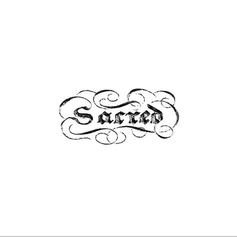 Saffo Tattoo With Swirls