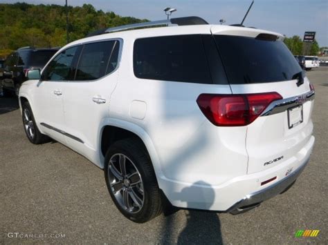 White Frost Tricoat Gmc Acadia Denali Awd Photo