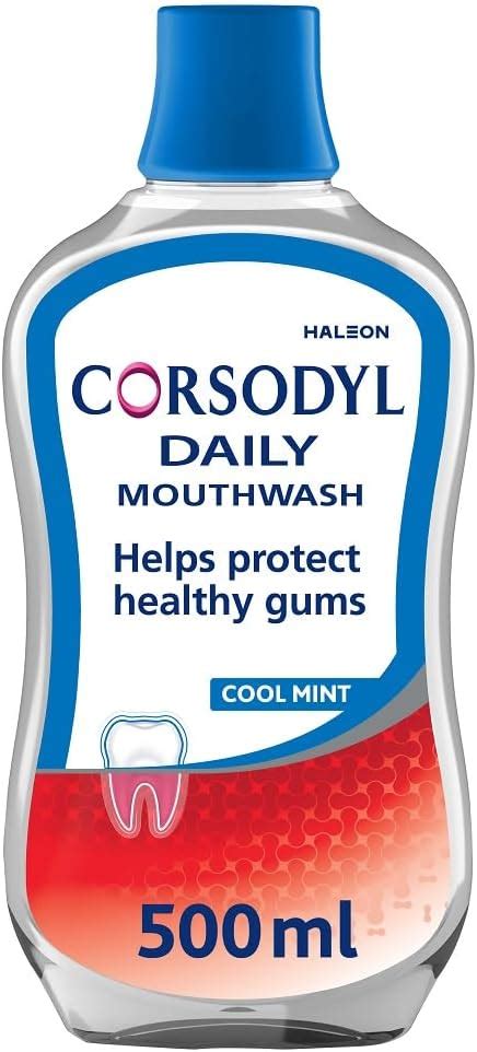 Corsodyl Mouthwash Daily Gum Health Fluoride Mouthwash Alcohol Free