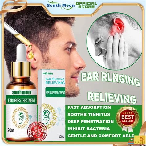 South Moon Tinnitus Liquid Ear Drops Infection Treatment Cleaning