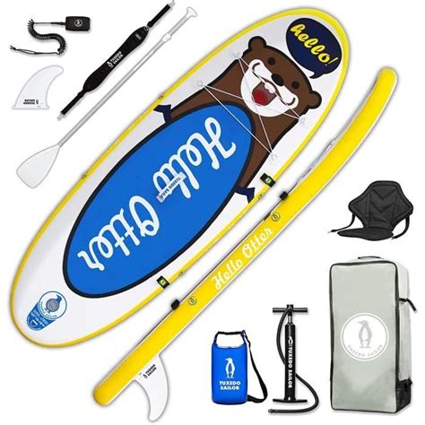 Stand Up Paddle Planche De Surf Sup Gonflable Complet Accessoires