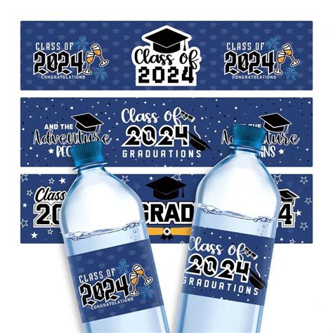 Piezas Set Etiquetas Para Botellas De Graduaci N Pegatinas Para