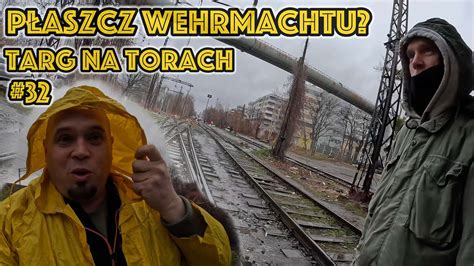 Targ na Torach w Deszczu Płaszcz Wehrmachtu Wrocław 32 Vlog Marcina