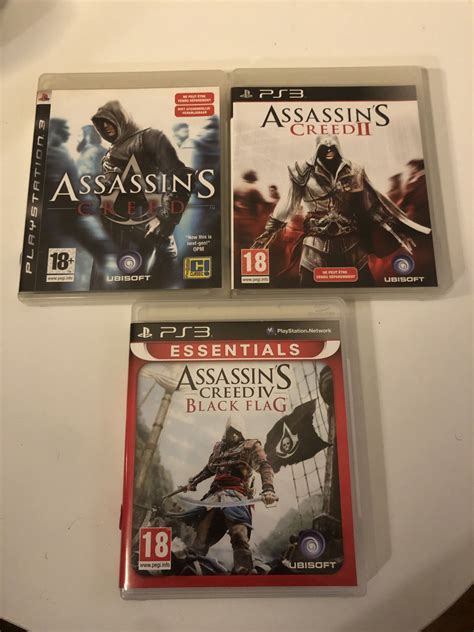 Assassins Creed 1 2 Et 4 Ps3 Grenier Du Geek