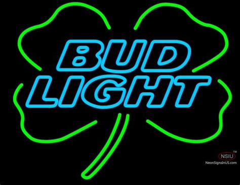 Budlight Shamrock Handmade Art Neon Sign Neon Sign Usa Online