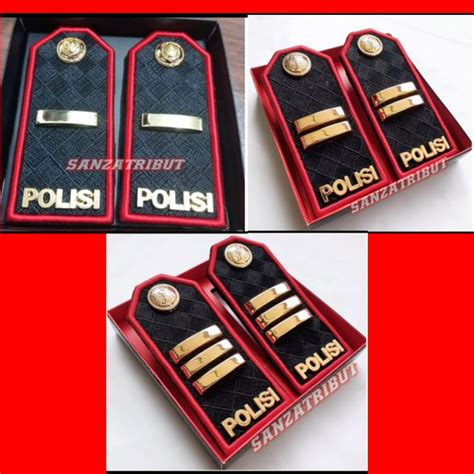 Jual Pangkat Pdu Polisi Ipda Iptu Akp List Merah Shopee Indonesia