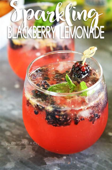 Sparkling Blackberry Lemonade Yummi Haus