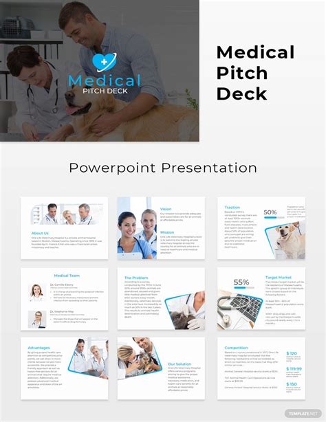 Medical Pitch Deck Template Download In Powerpoint Apple Keynote