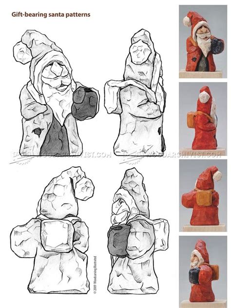 Wood Carving Patterns Santa Carving Wood Carving For Beginners