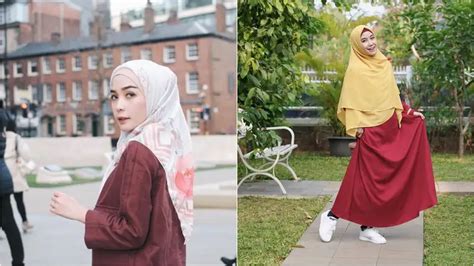 10 Inspirasi Hijab Warna Yang Cocok Dengan Merah Maroon Orami