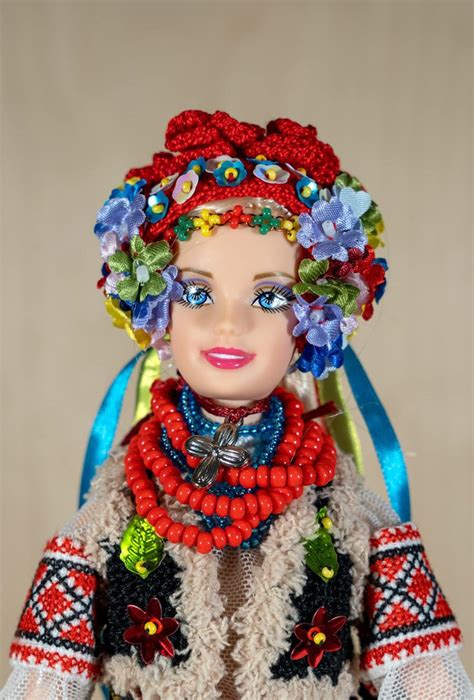 Ukrainian Doll West Ukraine Ukrainian Barbie Clothes Crochet Etsy