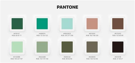 Premium Vector Pantone Colour Guide Palette Catalog Samples In Rgb