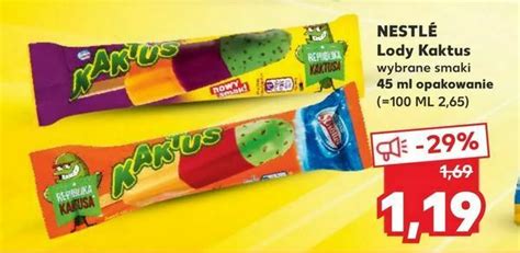 Promocja Nestl Lody Kaktus W Kaufland