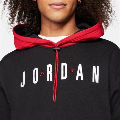 Bluza Z Kapturem Air Jordan Jumpman Air Fleece Czarna Cw