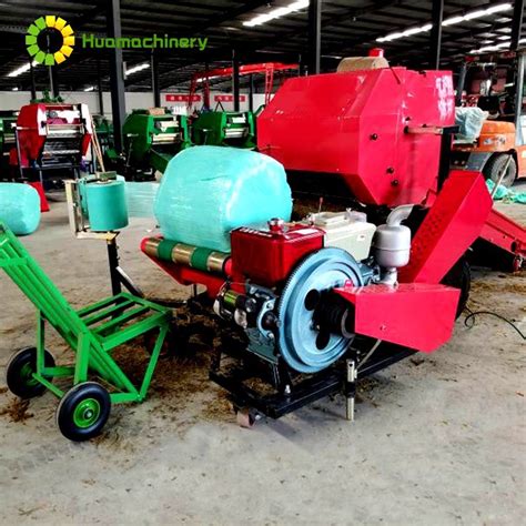 Corn Silage Packing Machine For Round Baler Baling Hay Baler China