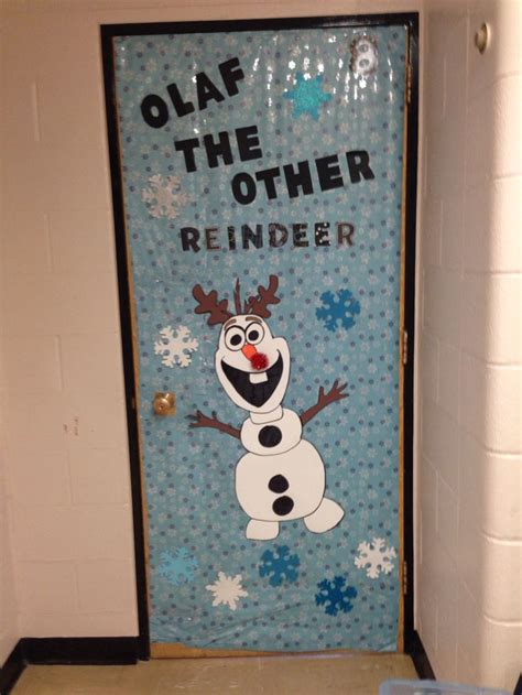 Classroom Door Decoration Olaf The Other Reindeer Christmas