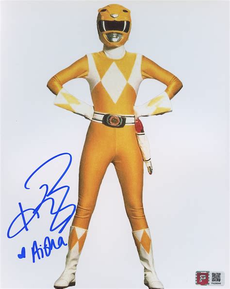 Karan Ashley Signed Mighty Morphin Power Rangers 8x10 Photo Inscribed ...