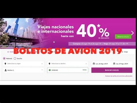 COMO COMPRAR UN BOLETO DE AVION POR INTERNET 2019 1RA PARTE YouTube