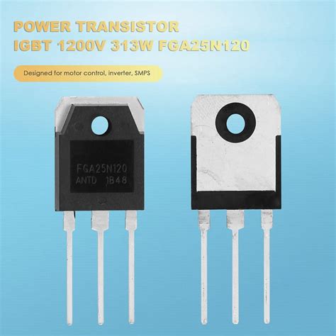 Power transistor IGBT 1200V 313W FGA25N120 - Walmart.com