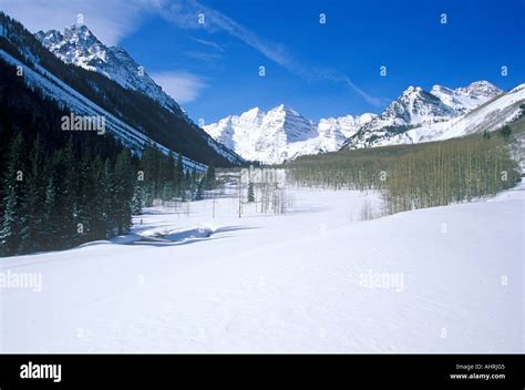 Winter in Aspen Colorado Stock Photo - Alamy