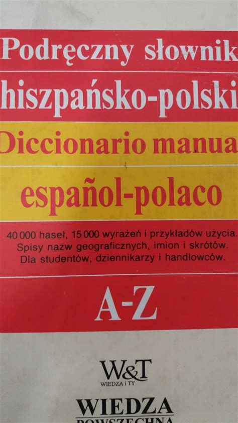 Podr Czny S Ownik Hiszpa Sko Polski Kazimierz Hiszpa Ski Stanis Aw