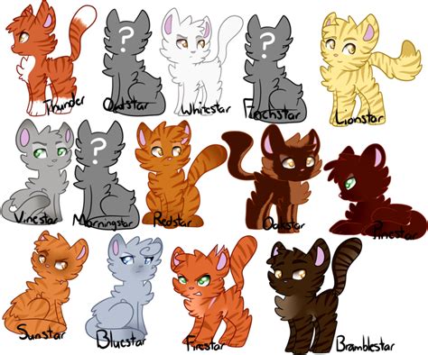 Download Hd Warriors Leaders Of Thunderclan Thunderclan Warrior Cats