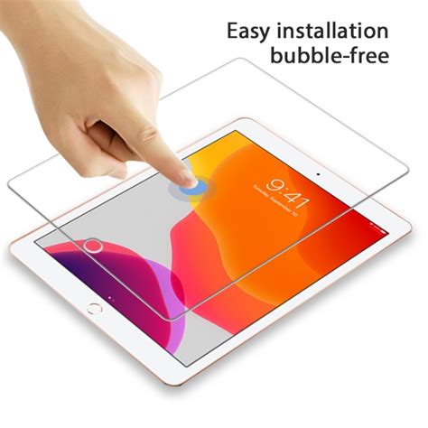 MyBat Tempered Glass Screen Protector for Apple iPad 10.2 (2019) (A2197 ...