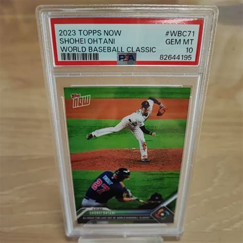 Yahoo オークション PSA10topps now WBC 大谷翔平 マイクトラ