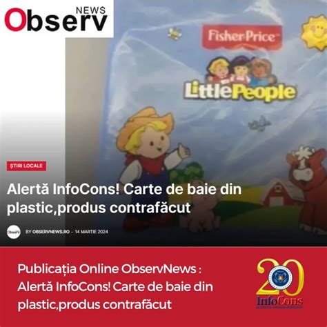 Publicația Online ObservNews Alertă InfoCons Carte de baie din