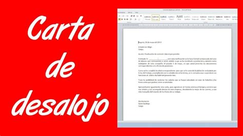 Descubre cómo redactar una carta para echar a tu inquilino de forma