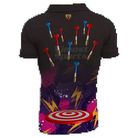 Wholesale Hot Sale Custom Sublimated Darts Shirt Sublimation Print Oem