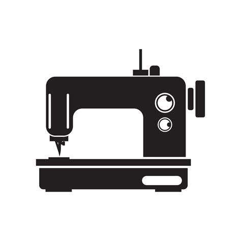 Sewing Machine Logo Iconillustration Template Design 22481460 Vector