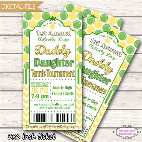 Father Daughter Dance Invitation Daddy Daughter Luau Dance Etsy