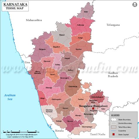 Karnataka Map With Districts And Taluks - Utd Spring 2024 Calendar